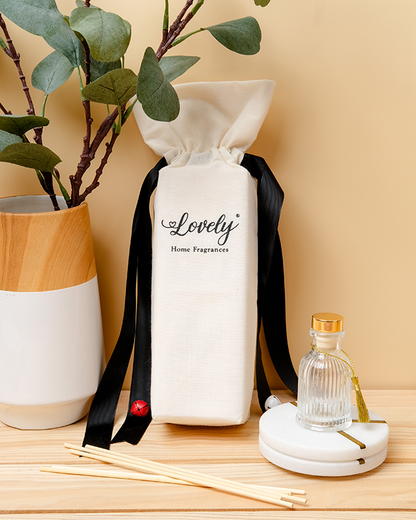 Reed Diffuser 30ml in canvass tote