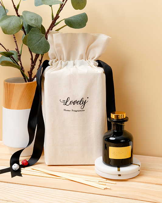 Reed Diffuser 120ml in canvass tote